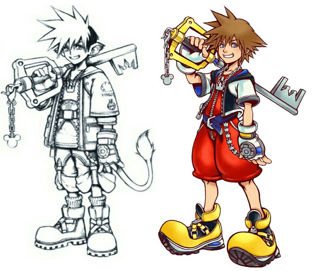 Design iniziale vs Design effettivo di Sora